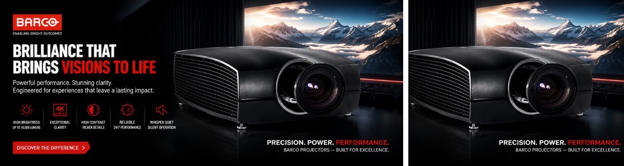 Barco projector — brilliance that brings visions to life, supplied by Rudraksh Industries in India