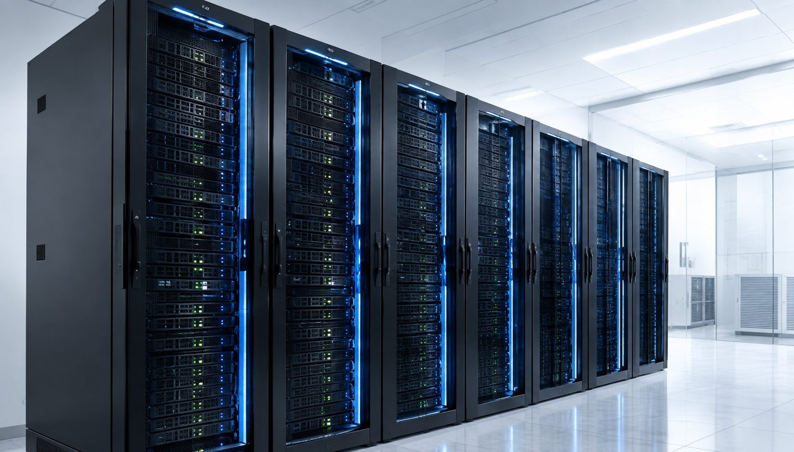 IT Infrastructure — servers and data center racks