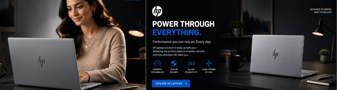 HP laptops — performance you can rely on, every day